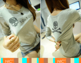 PUNK STYLE - Blusa Manga Longa Estampa DONT CALL