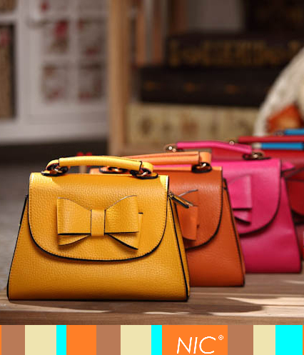 Bolsa de ombro/mão LAÇINHO retrô - STYLISH